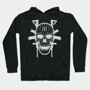 3% Skull and Rifles Hoodie